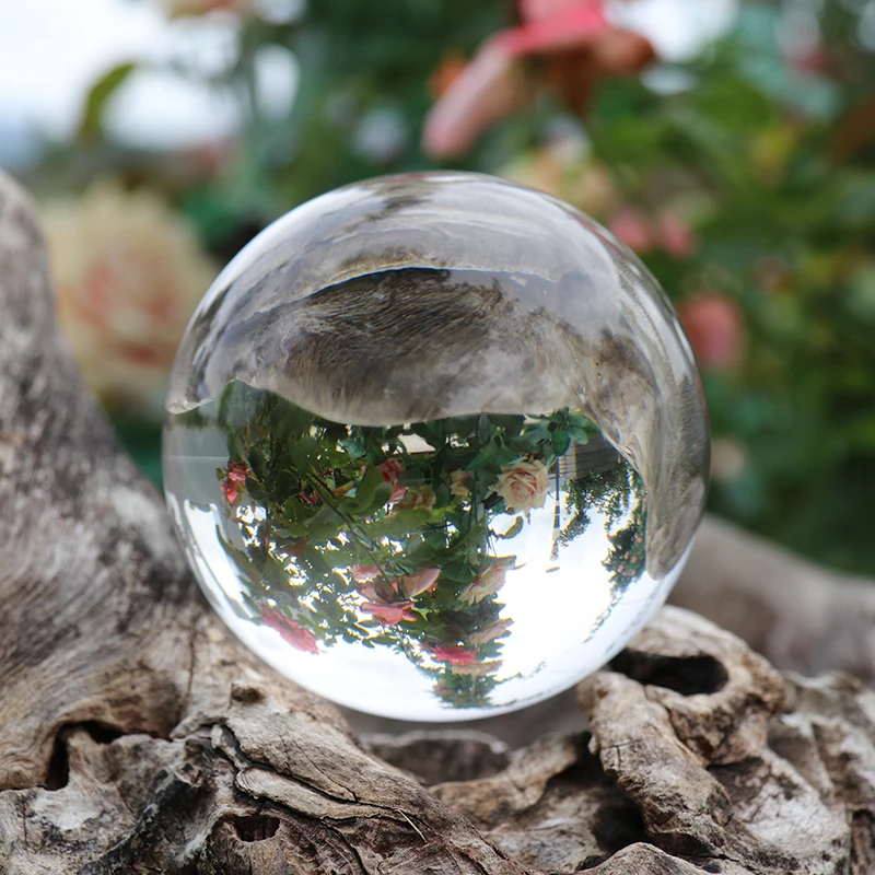 

Glass Ball Artificial Crystal Healing Glass Ball Sphere Decoration Chinese Style Feng Shui Decorating Ball 60mm 80mm