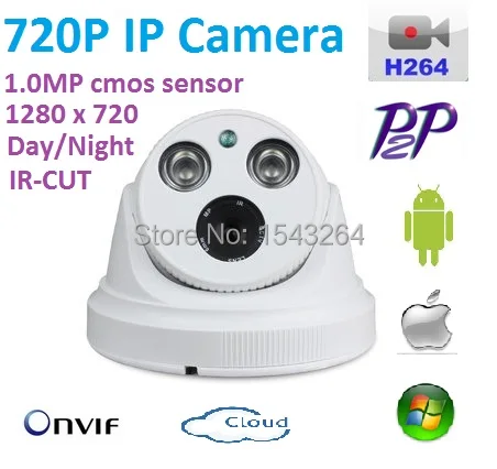 

Mini 720P 1080P 1.0 Megapixel Dome IP Camera Indoor home security Support P2P Android IOS ONVIF H.264 easy plug and play