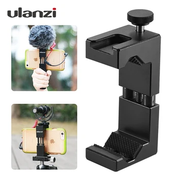 

Ulanzi Smartphone Tripod Mount Aluminum Metel Universal Smart Phone Tripod Adapter Handle Grip Holder for iPhone 7 Plus Android