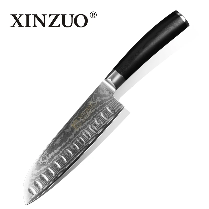 XINZUO 7'' inch Santoku Knife Japan Damascus Stainless Steel Kitchen Knife Newarrival