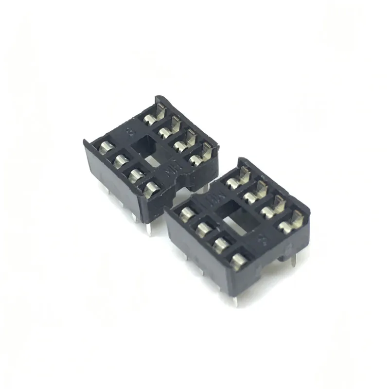 10PCS 8P IC Block 8P Chip Holder DIP 8 Chip Socket DIP8in Connectors