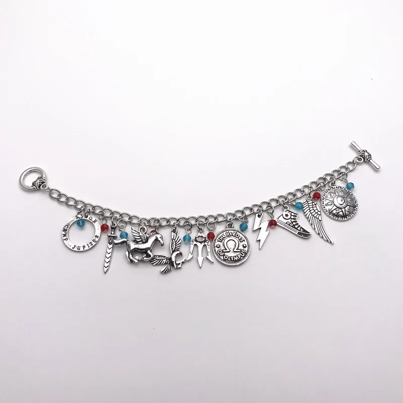 FANTASY UNIVERSE Бесплатная доставка 20 шт много Перси Джексон Шарм браслет ALLAA01|charm bracelet|a