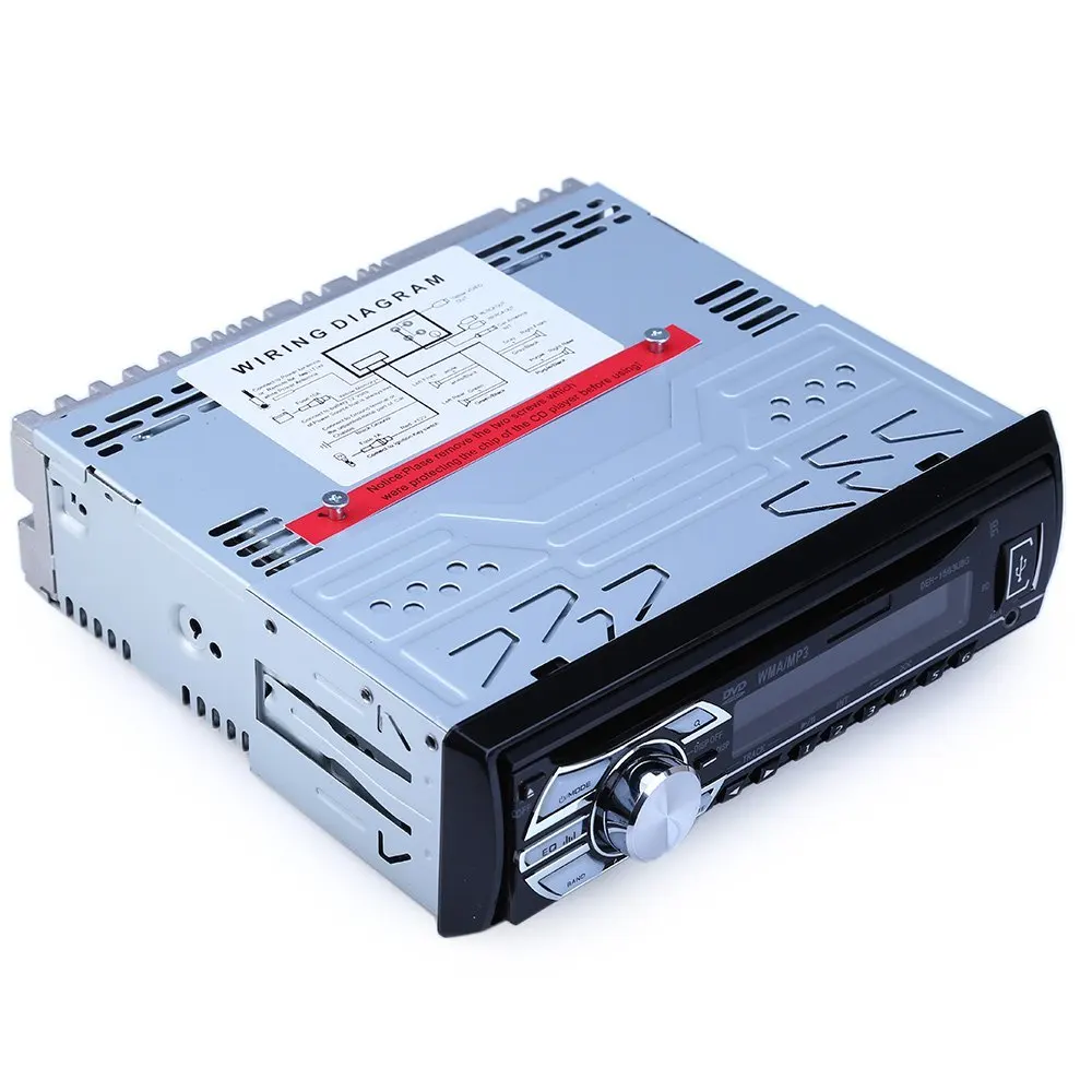 1563U 1 DIN 12 В Аудио Автомобильный Mp3 плеер Радио CD Поддержка FM1 FM2 FM3 USB SD карта AUX DVD VCD с