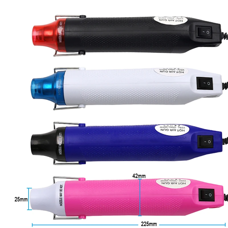 220V DIY Using Heat Gun Electric Power tool hot air 300W Temperature Gun with Supporting Seat Shrin