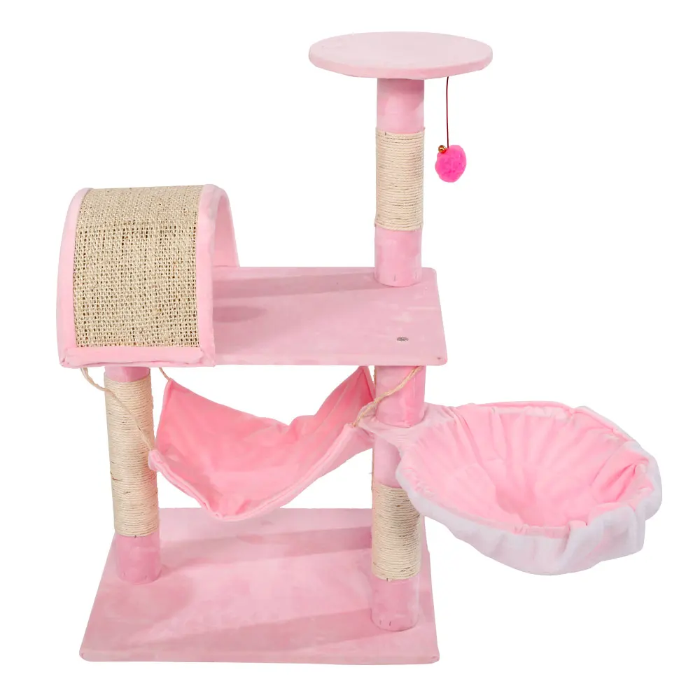 

M46 32" Stable Cute Sisal Cat Climb Holder Cat Tower Toy for Cat Pet