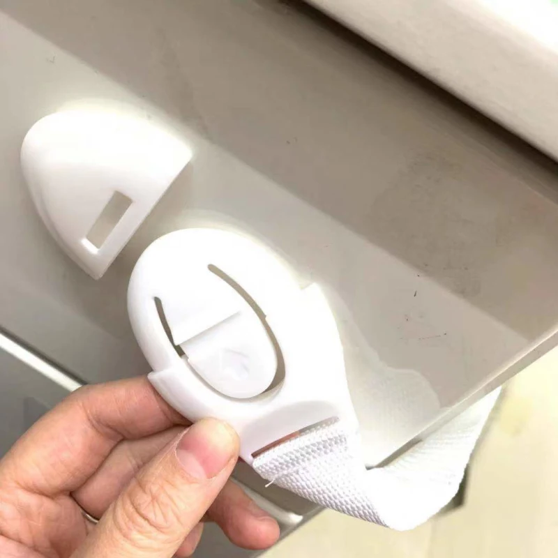 آمنة القماش حزام قفل للطفل الطفل الطفل حماية الأمن درج الباب قفل خزانة خزانة الثلاجة سلامة