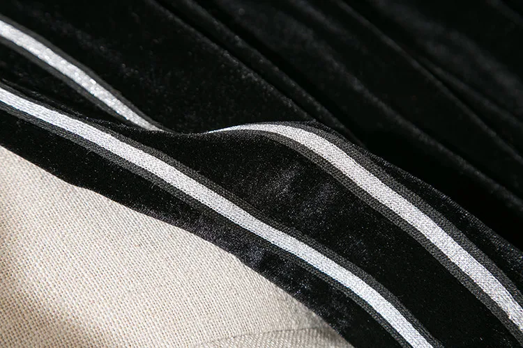 Комплект из двух предметов женский зима 2018 осень костюм комплект полосатый вязаный пуловер и длинные бархатные широкие леггинсы брюки