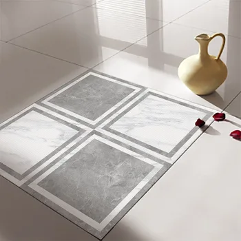

Nordic Fashion Grey Marble Decorative Vinyl Wall Stickers Living Room Bathroom Kitchen Mat Waterproof Stickers Home Decor DB124