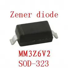 0805 smd Зенер диод sod-323 MM3Z6V2 100 шт
