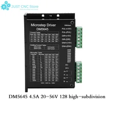 DM5645 128 high subdivision 4.5a two-phase stepper motor driver 57 86 step replacement M5 thb7128 step motor drive control panel 128 3 a current subdivision control module