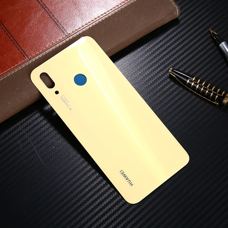 Для huawei nova 3 Официальный стеклянный чехол для huawei nova 3 задняя крышка батареи Корпус Запасная часть - Цвет: Yellow