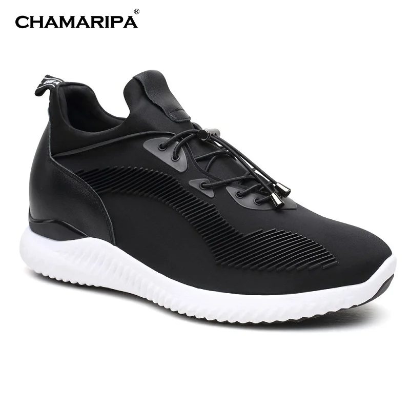 CHAMARIPA Mens Elevator Shoe,2.76 Height Increase Slip-on Sneaker