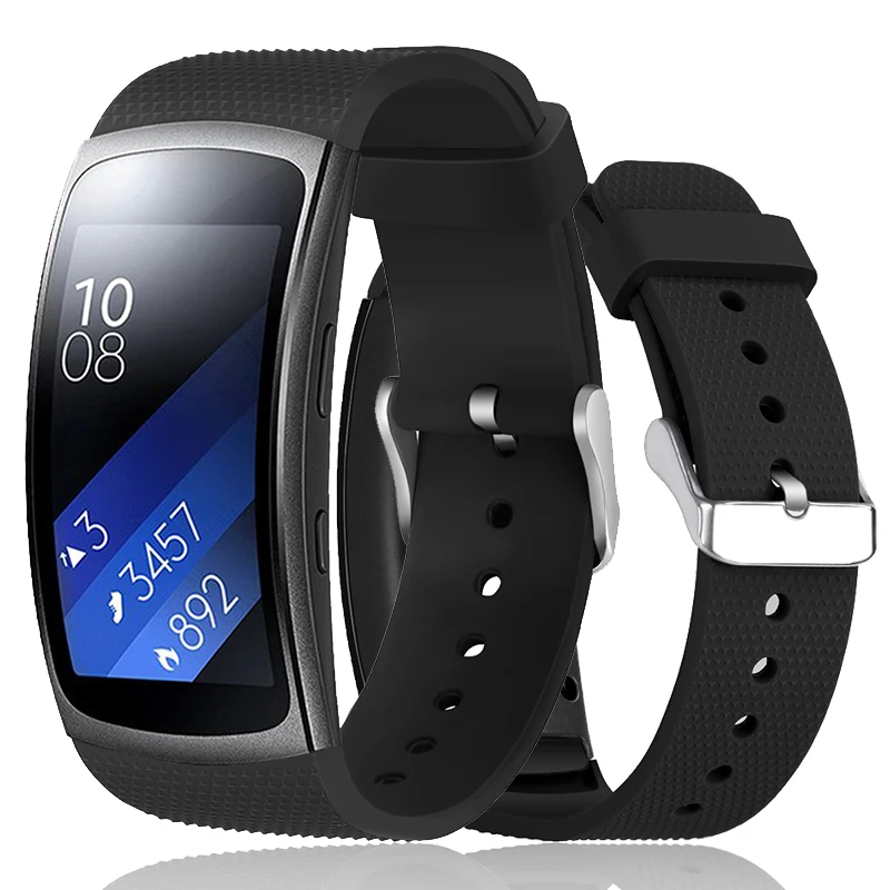 Ремешок для смарт часов Samsung Gear Fit 2 Pro Регулируемый силиконовый браслет gear fit2 pro