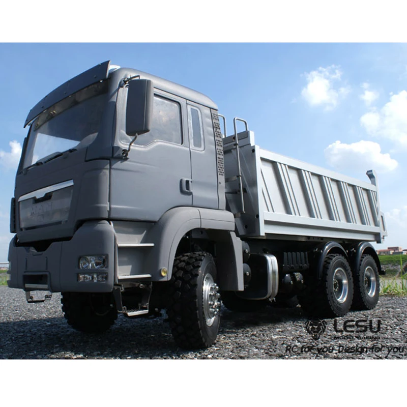 1/14 Dump Truck MAN (TGS) Full Drive 6X6 Hydraulic Dump Truck High Torque Electric Model LS-20130012 RCLESU Tamiya Truck