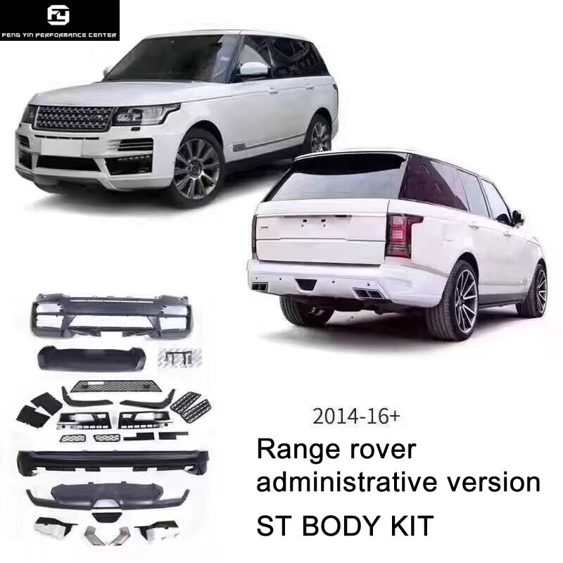 

ST style PP Unpainted front bumper rear bumper for Land Rover Range Rover STARTECH Car body kit 14-16