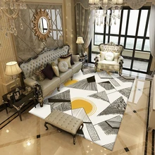 Геометрический Коврик для спальни, домашний коврик из текстиля, скандинавские бархатные ковры для гостиной, Диванный кофейный столик, коврик для пола, коврики для Кабинета