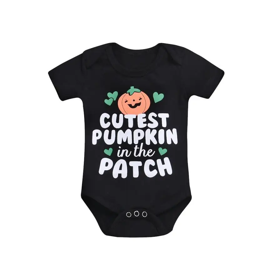 TELOTUNY baby rompers halloween costume baby Infant Baby Girls Boys Letter Print Romper Jumpsuit Halloween Outfits Z0829 TELOTUNY baby rompers halloween costume baby Infant Baby Girls Boys Letter Print Romper Jumpsuit Halloween Outfits Z0829