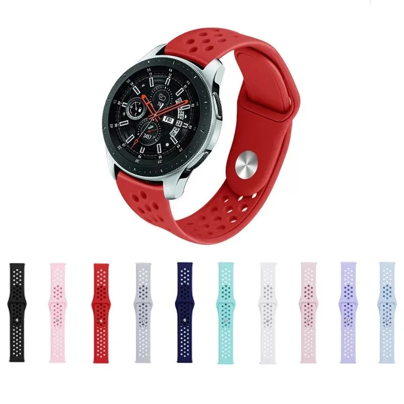22 мм сплошной цвет ремешок для xiaomi Huami Amazfit темп Высоко Качественный силиконовый