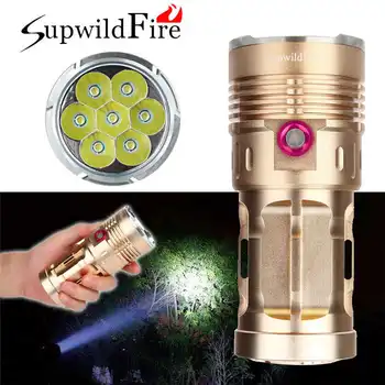 

28000LM 7 x XM-L T6 LED Flashlight Torch 4 x 18650 Hunting Lamp home outdoor travel adventure lighting flashlight #4A16