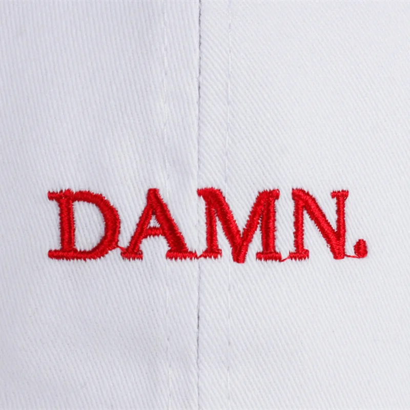 2017 ne'w Black Embroidered DAMN. Dad Hat Hip Hop Stitched Kendrick lamar Unstructured Rapper Baseball Cap Trucker Bone