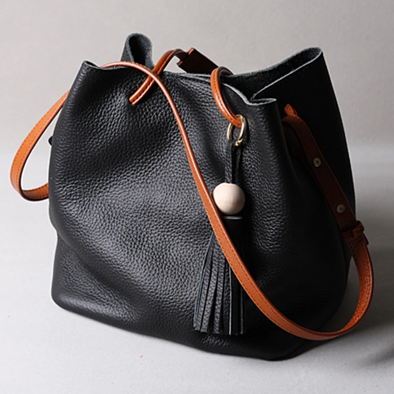 Soft Leather Bucket Bags Paul Smith