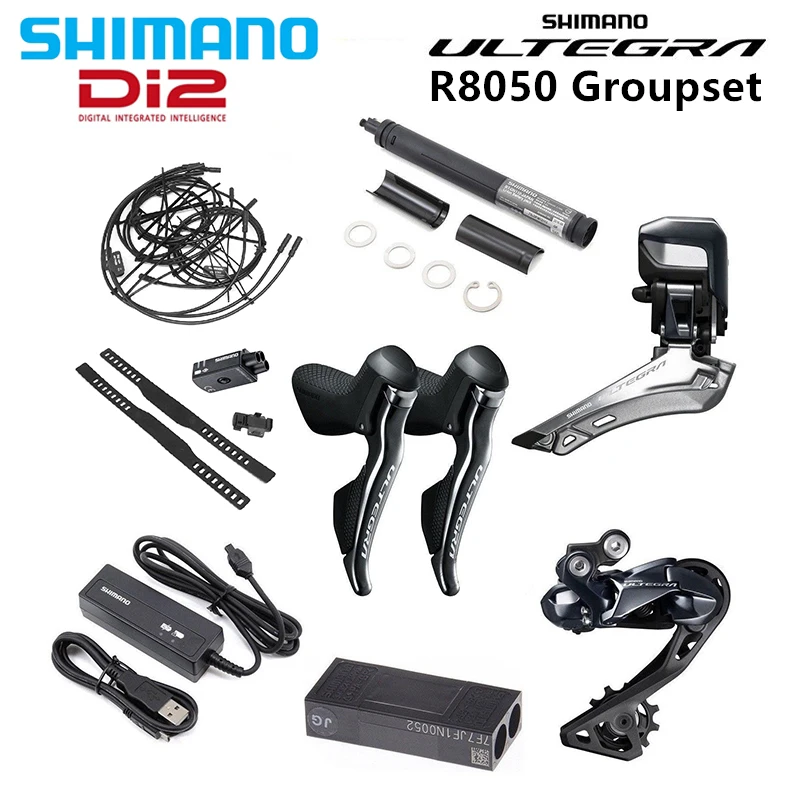 Shimano Ultegra 2x11s Speeds R8000 R8050 Di2 Electric Parts Road Bicycle Groupset Bike Kit Include All Electronic Parts Bicycle Derailleur Aliexpress