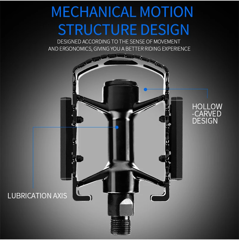WEST BIKING велосипедные педали из алюминиевого сплава, ультралегкие велосипедные педали, противоскользящие, устойчивые к коррозии, уличные педали для горного велосипеда