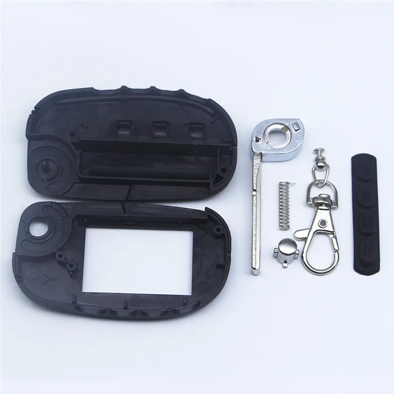 

Magicar 7 switchblade key case for Scher Khan magicar 7 9 fold uncut blade fob case cover M7 M9 folding car flip remote
