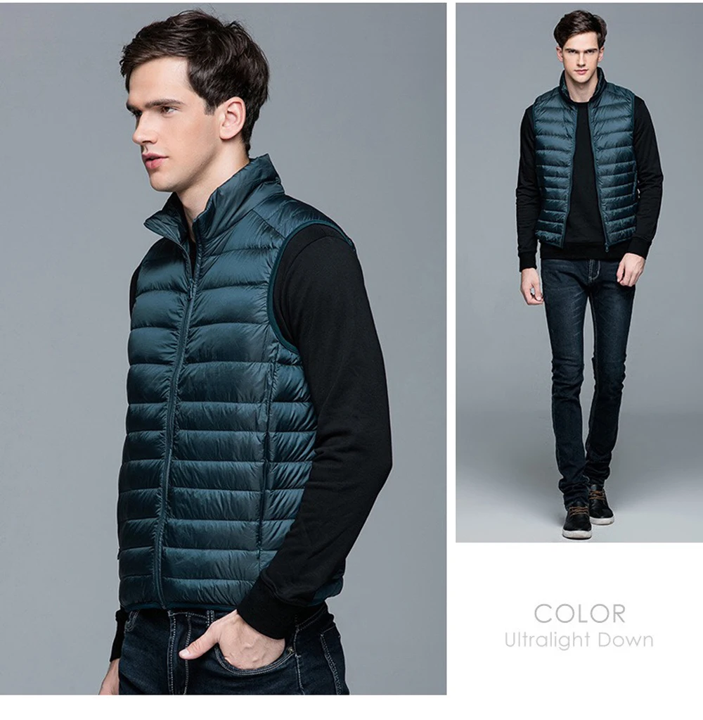 Buy Men's down vest, well chosen 8 colors, any ages