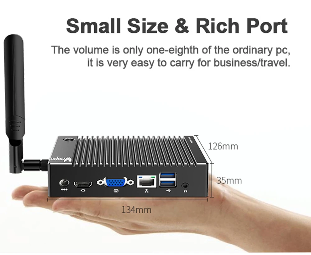 K6-F9 Мини ПК без вентилятора Intel Celeron J1900 J1800 N2940 N2840 Windows 10 Pro Linux HTPC тонкий клиент HDMI VGA WiFi LAN NUC компьютер