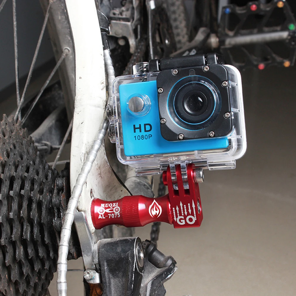 

Sports Camera Holder Bicycle Handle Portable Quick Release Bracket Cycling Light Weight Durable Fixed Aluminum Alloy ~