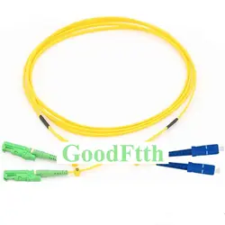 Волоконный патч-корд Перемычка E2000/APC-SC/UPC упрощенной модели, сдвоенный GoodFtth 100-500 м