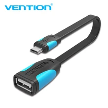 Vention OTG адаптер Micro USB к USB 2,0 конвертер OTG кабель для Android samsung Galaxy Xiaomi планшетный ПК флэш Мышь Клавиатура