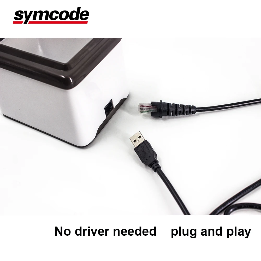 Настольный 1D 2D сканер штрих-кодов, Symcode 1D 2D Платформа USB проводной считыватель штрих-кодов, работа на экране кодов для Мобильных Платежей