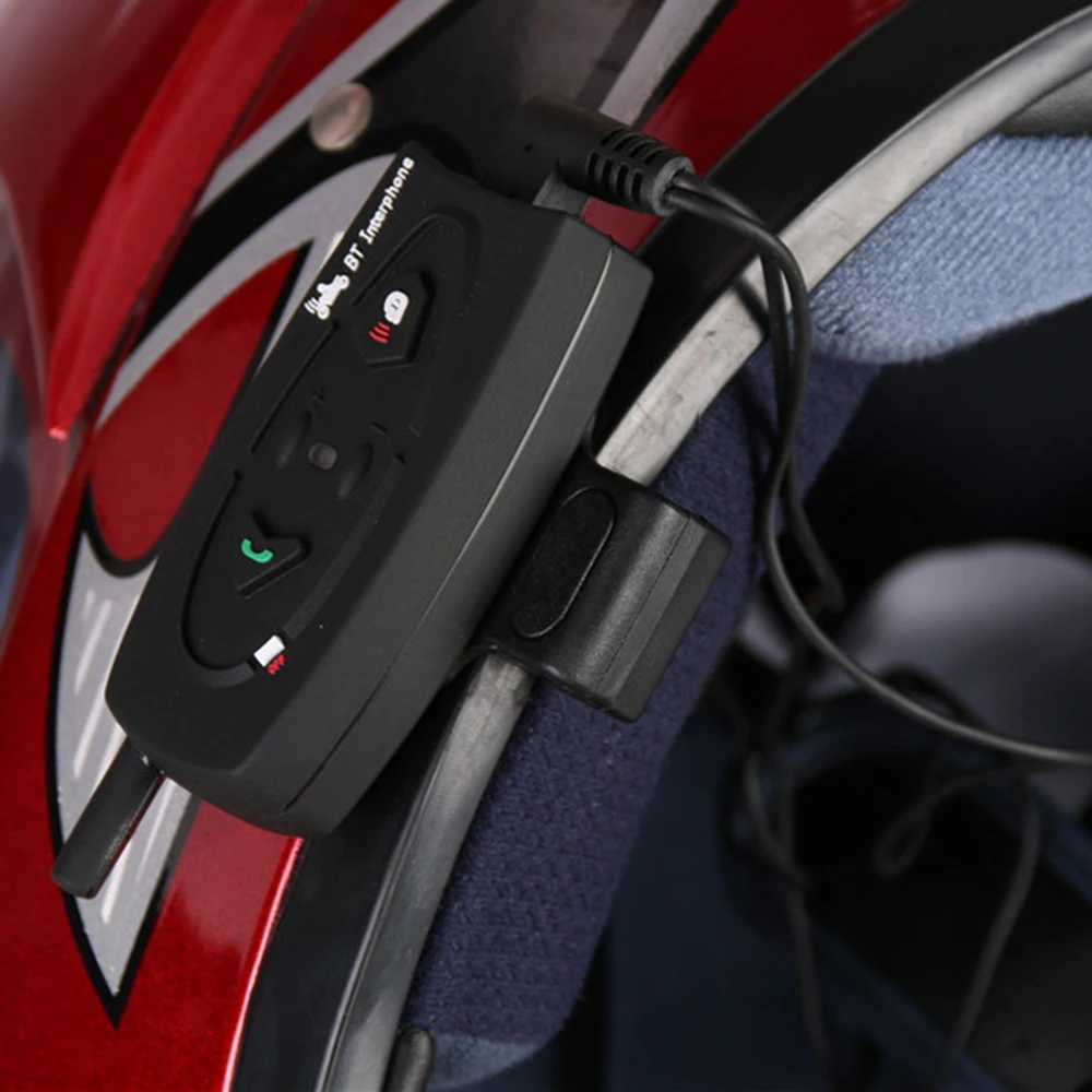 Гарнитура VNETPHONE для шлема Bluetooth мотоциклетная беспроводная гарнитура внутренней