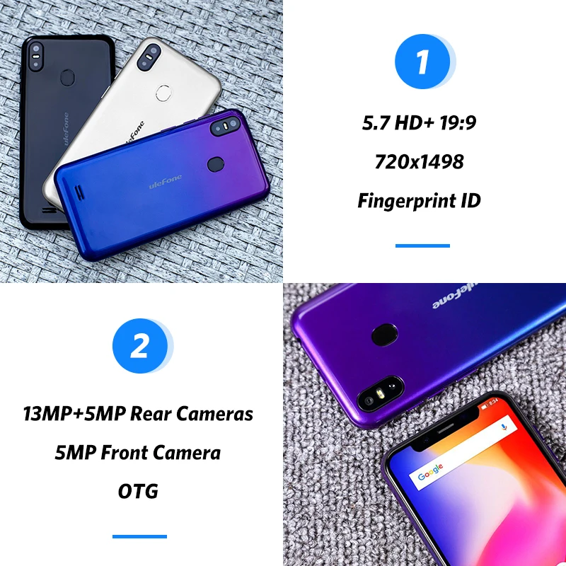 Чехол накладка Ulefone S10 Pro мобильного телефона Android 8 1 5 7 дюйма 19:9 MT6739WA 4 ядра 2 Гб