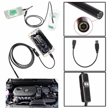 USB Camera Android Endoscope 5.5 mm Diameter 3.5M 6 LED Endoscope IP67 Waterproof Android Inspection Borescope Tube Pipe Camera