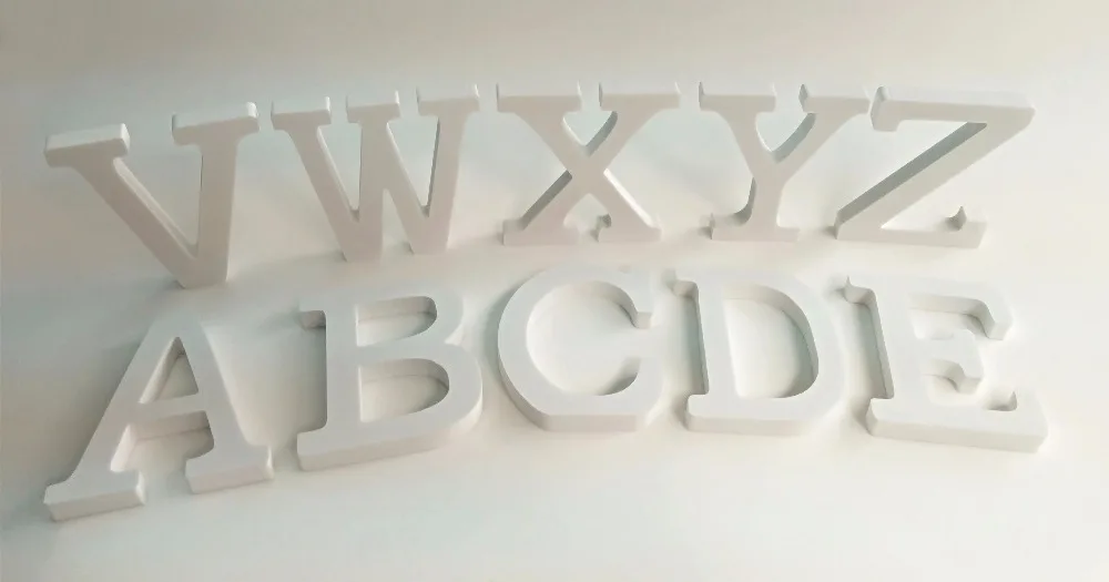 

30cm Free Standing Artificial Wood Wooden white Letters number /crown/heart/Butterfly For Wedding Birthday Home decoration Party