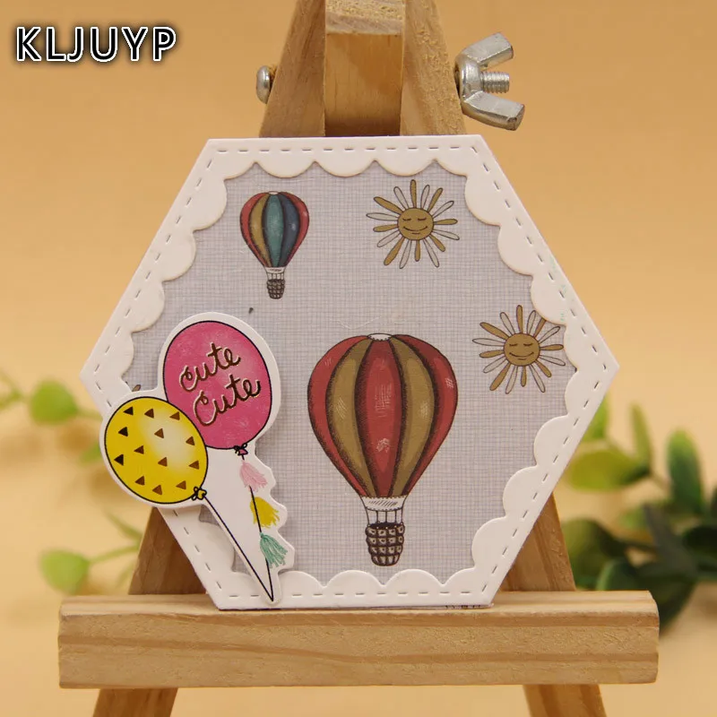 

KLJUYP 4pc New Frames Metal Cutting Dies for DIY Scrapbooking/photo album Decorative Embossing DIY Paper Card