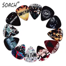 Фотография SOACH 10pcs 3 kinds of thickness new guitar picks bass Popular punk band simple plan pictures quality print Guitar accessories 