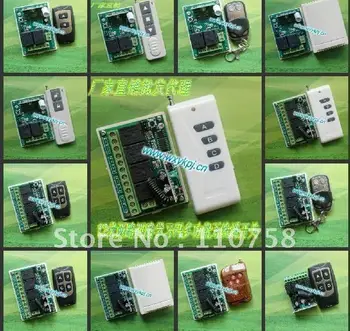 

NEW ! Free Shipping Learning Code 315MHz DC12V 10A 4CH Wireless Remote Control Switch System RF remote control light/lamps