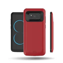 Задняя крышка для зарядного устройства для samsung S8Plus, 5500 мАч, большая емкость, мягкая упаковка, внешний аккумулятор, зарядное устройство для телефона samsung