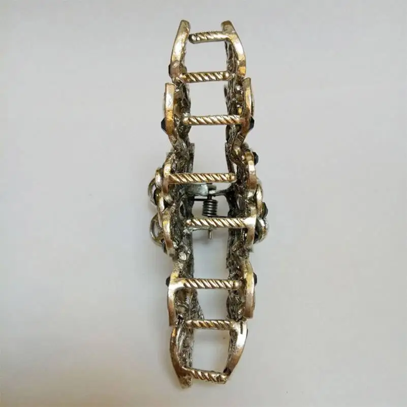 Fashion Rhinestone Crystal Flower Hair Claws Clips Clamps Hair Accessories Retro Women Clamp Barette for bride 9*3.5cm hair accessory hair clip jewelry accessories
