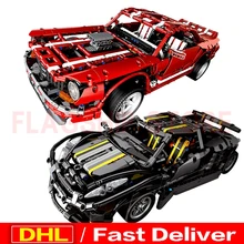 XingBao 07001 игрушка leping мышечная машина+ XingBao 07002 Balisong маленький супер автомобиль строительные блоки кирпичи игрушка модель DIY leingsly