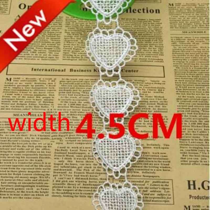 3yards/lot Polyester Lace Ribbon clothing decoration ribbon lace trim fabric for Sewing Bridal Wedding dress Craft