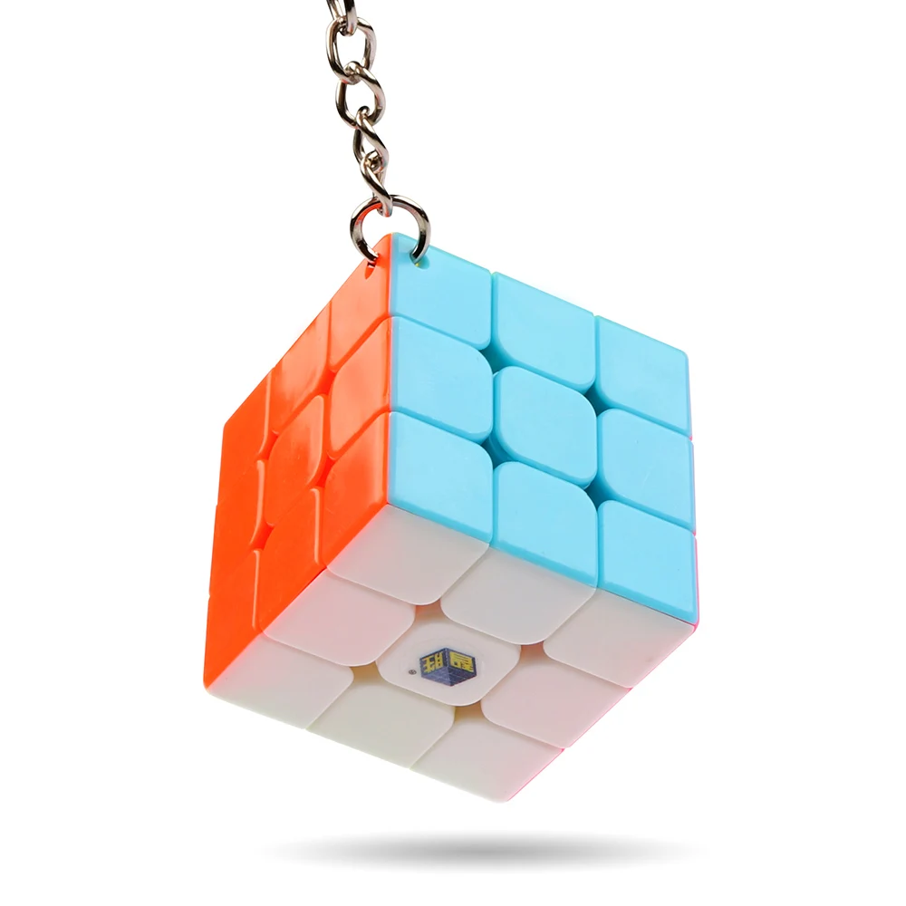 Брелок D-FantiX Yuxin Cube 3x3 мини куб головоломка игрушка (1 38 дюйма) | Игрушки и хобби