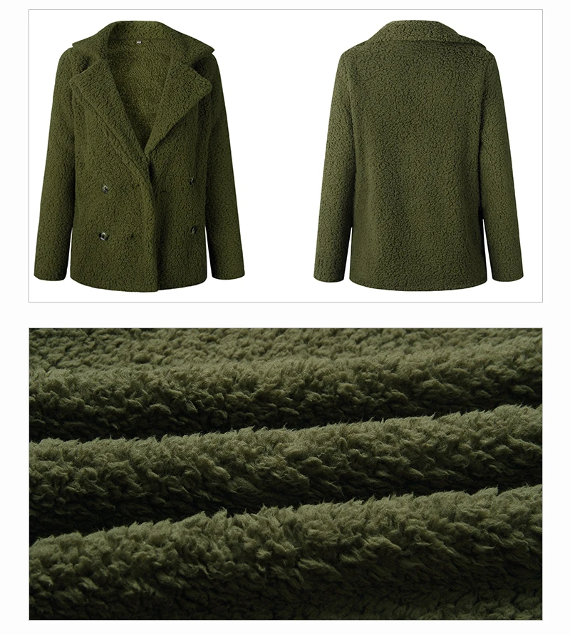 Warm Winter Coat Women Faux Fur Fleece Jacket Casual Woman Long Sleeve Overcoat Fourrure Femme 2018 Plus Size Coats And Jackets (18)