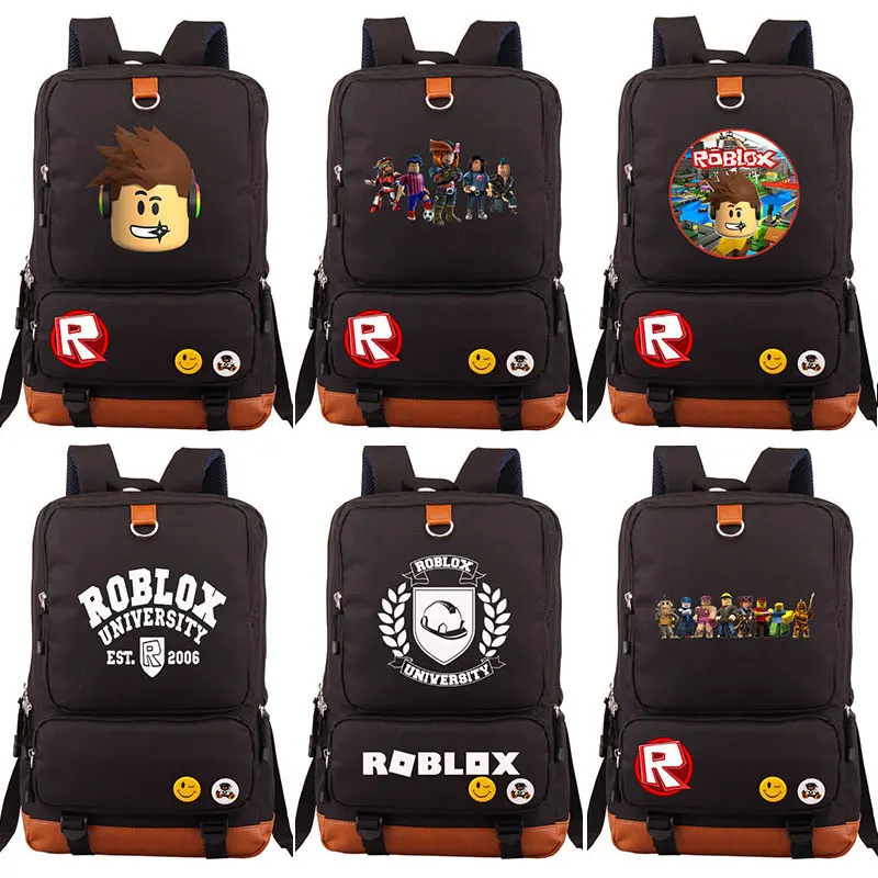 

Gift University Hot Games Roblox Multicolor Boy Girl School bag Women Bagpack Teenagers Schoolbags Canvas Men Student Backpack