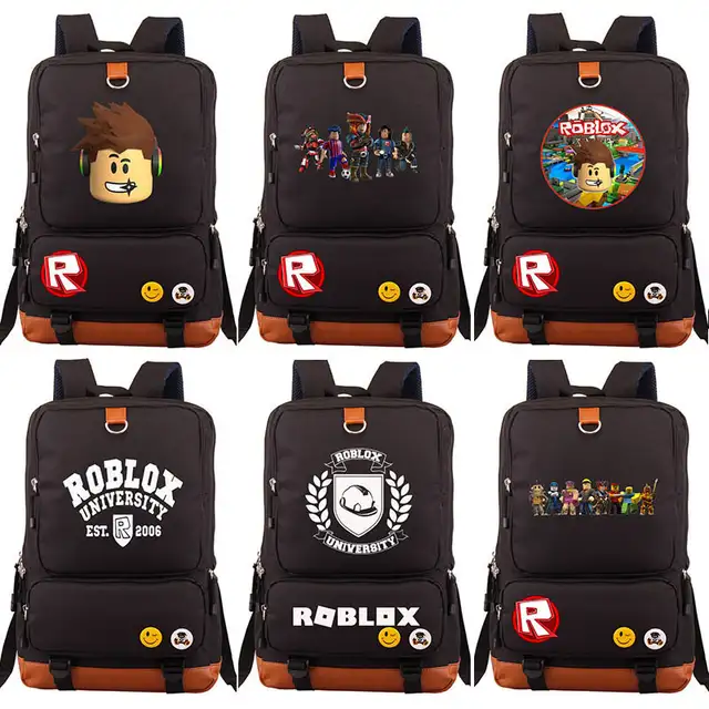 Gift University Hot Games Roblox Multicolor Boy Girl School Bag Women Bagpack Teenagers Schoolbags Canvas Men Student Backpack -
