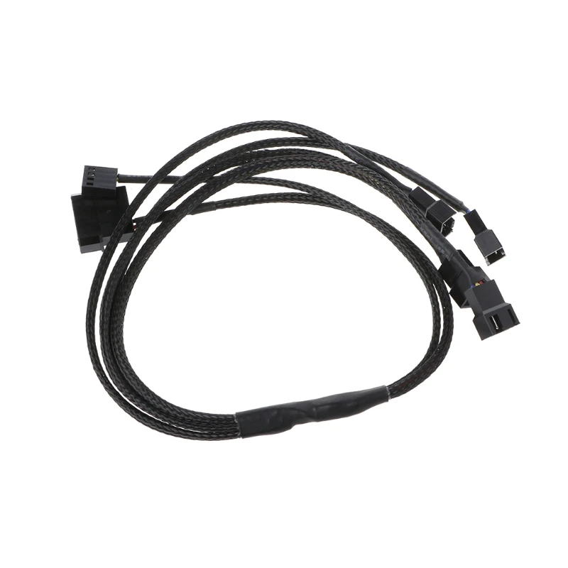 

2019 New 1 To 4 4-Pin Molex TX4 PWM CPU Cooling Fan Splitter Adapter Braided Power Cable